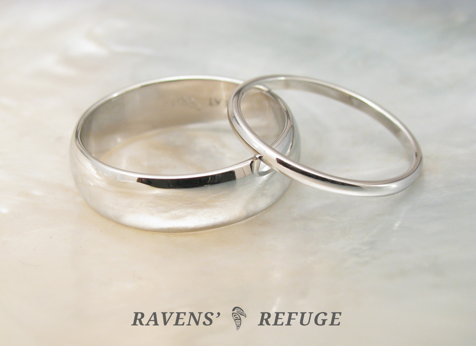 Classic wedding band sets sale