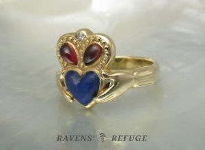 unique Claddagh ring