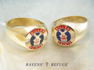 Miller Paint signet rings