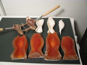 glass blowing mold for bluebird