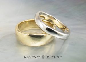 lava rings in 14k gold