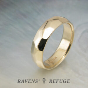 organic mens wedding band