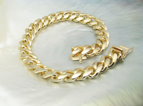 14k chain link bracelet