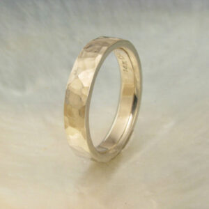 palladium white gold wedding band