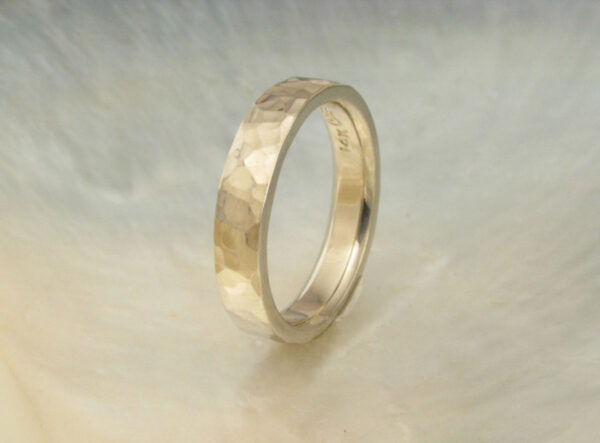 palladium white gold wedding band