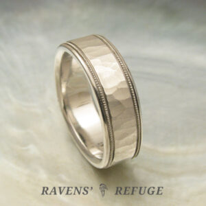 7mm platinum men's wedding band