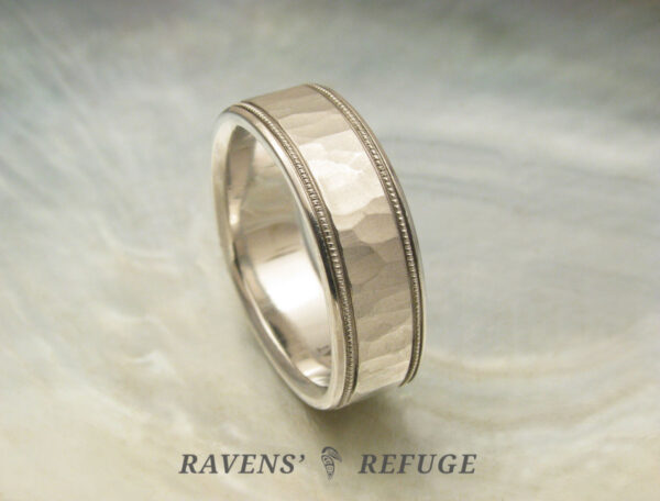 7mm platinum men's wedding band