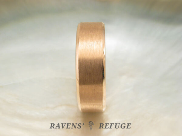 7mm rose gold ring