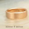 7mm rose gold wedding band